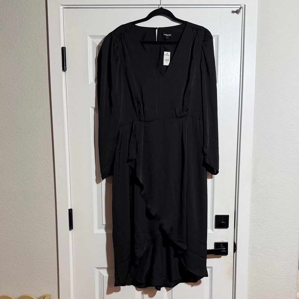 NWT‎ EXPRESS Elegant Black Women's Dress XL